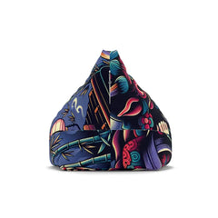 Japanese Yokai Art Area Bean Bag Chair Cover