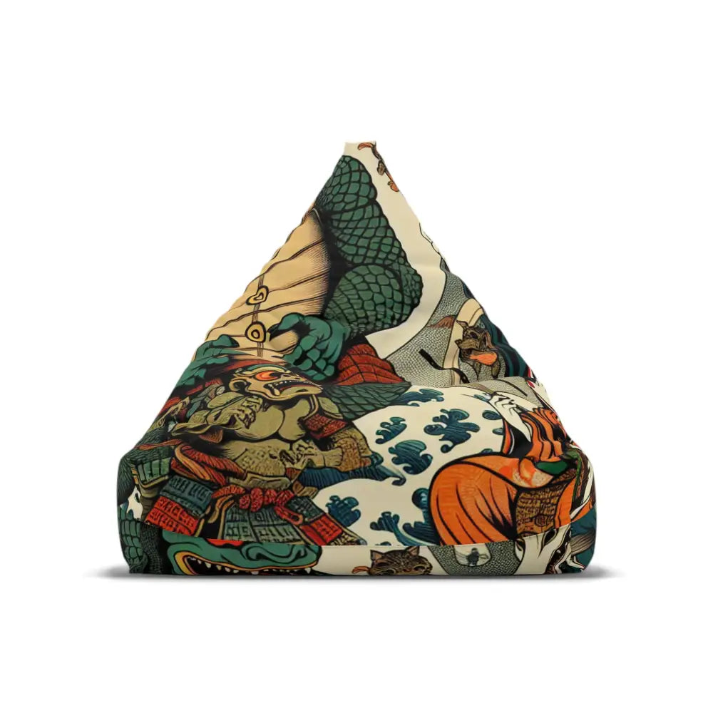 Japanese Yokai Bean Bag Chair Cover 38’’ × 42’’ 29’’