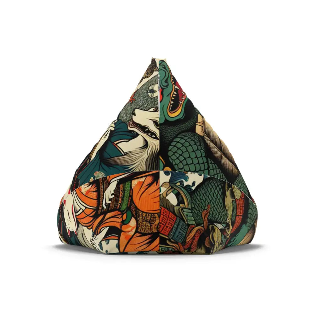 Japanese Yokai Bean Bag Chair Cover