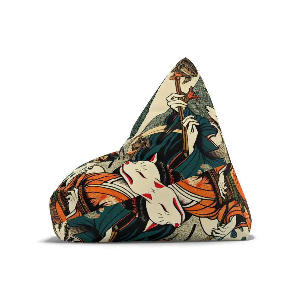 Japanese Yokai Bean Bag Chair Cover
