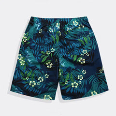 Jungle Flower Waterproof Beach Shorts