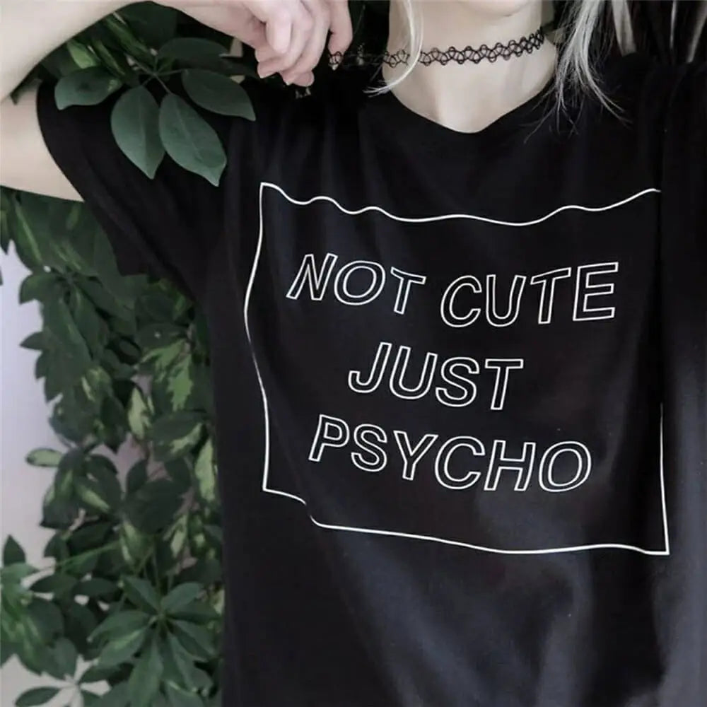 Just Psycho Grunge T Shirt