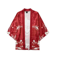 Kabuki Masks, Evil Oni Kitsune 3/4 Sleeve Kimono