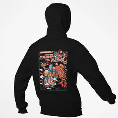 Kamen Rider Printed Urban Hoodie Japanese Design Black / S