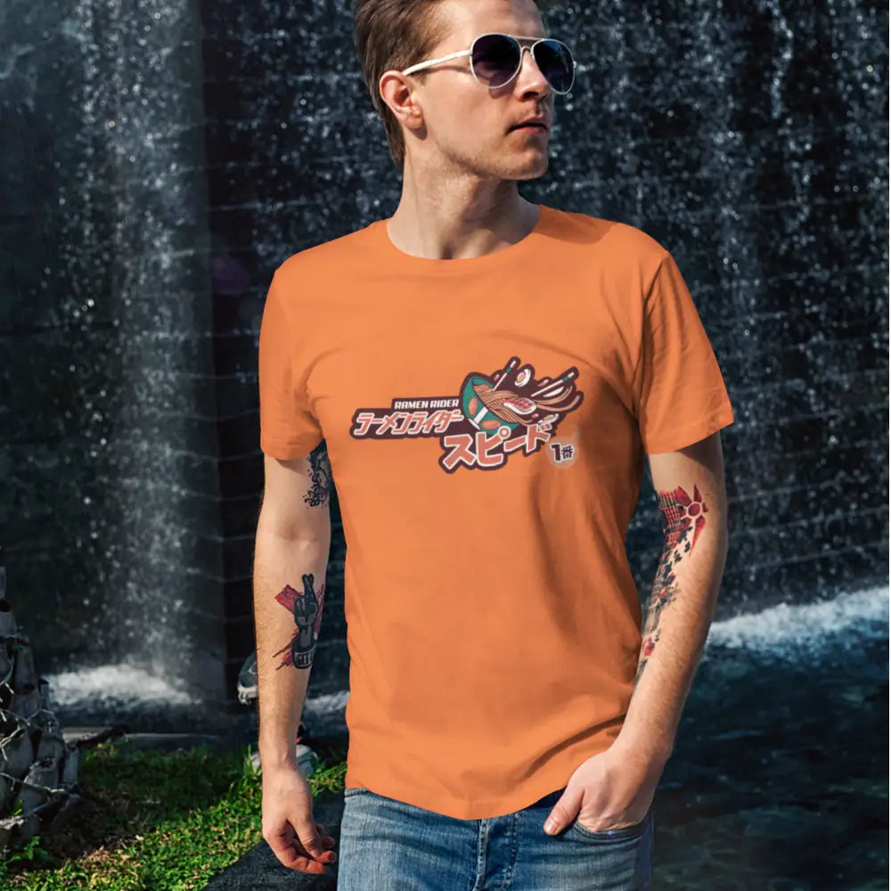 Kamen Rider Urban T Shirt for Fans Heather Orange / S