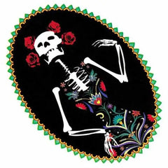 Katrina Skeleton Girl Skull Day of The Dead Sticker