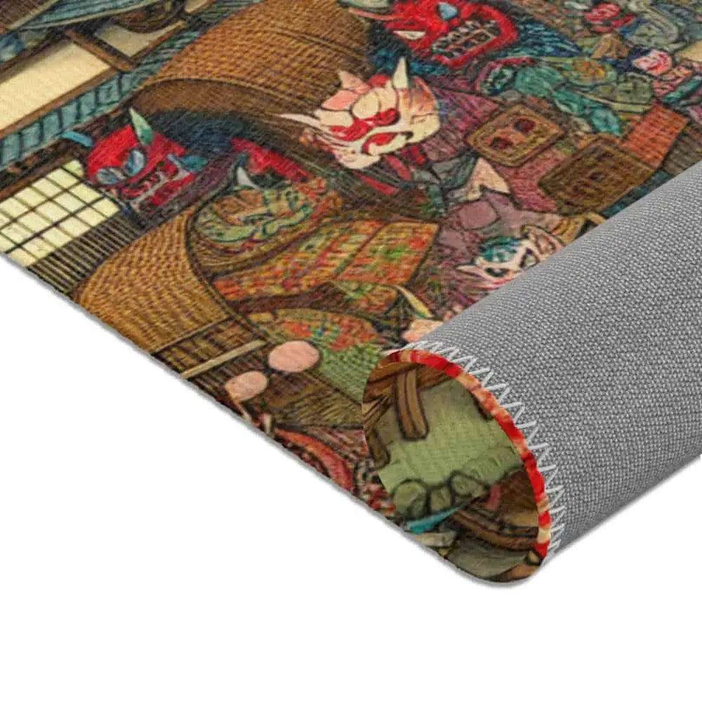 Katsuro Yoshimura - Japanese Yōkai Rug - Home Decor