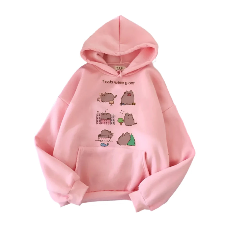 Kawaii Cat Korean Hoodie