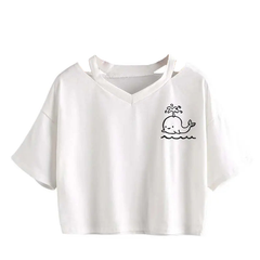 Kawaii Graphic Crop Top