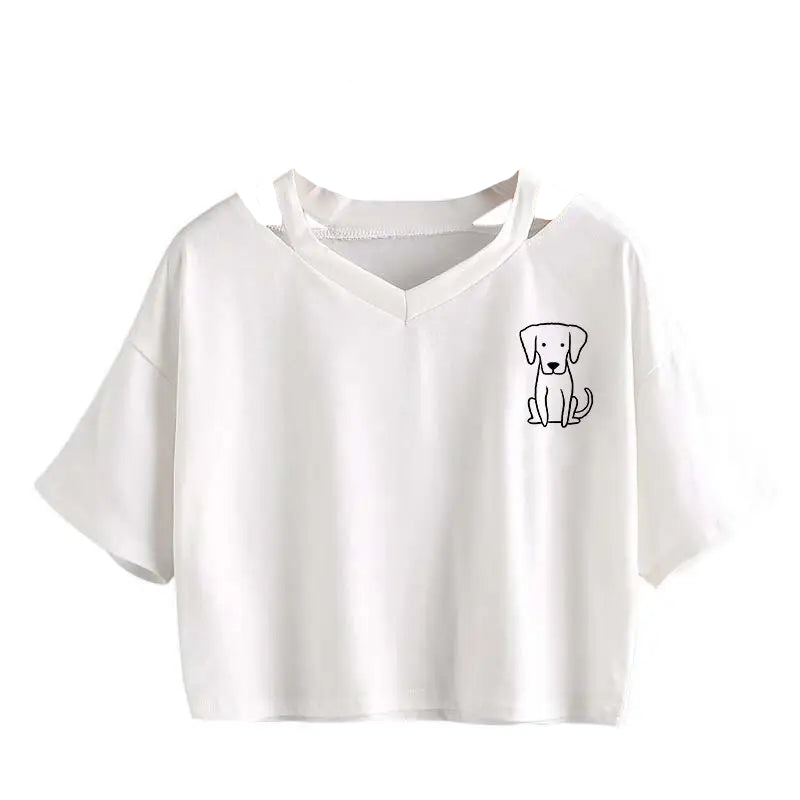 Kawaii Graphic Crop Top