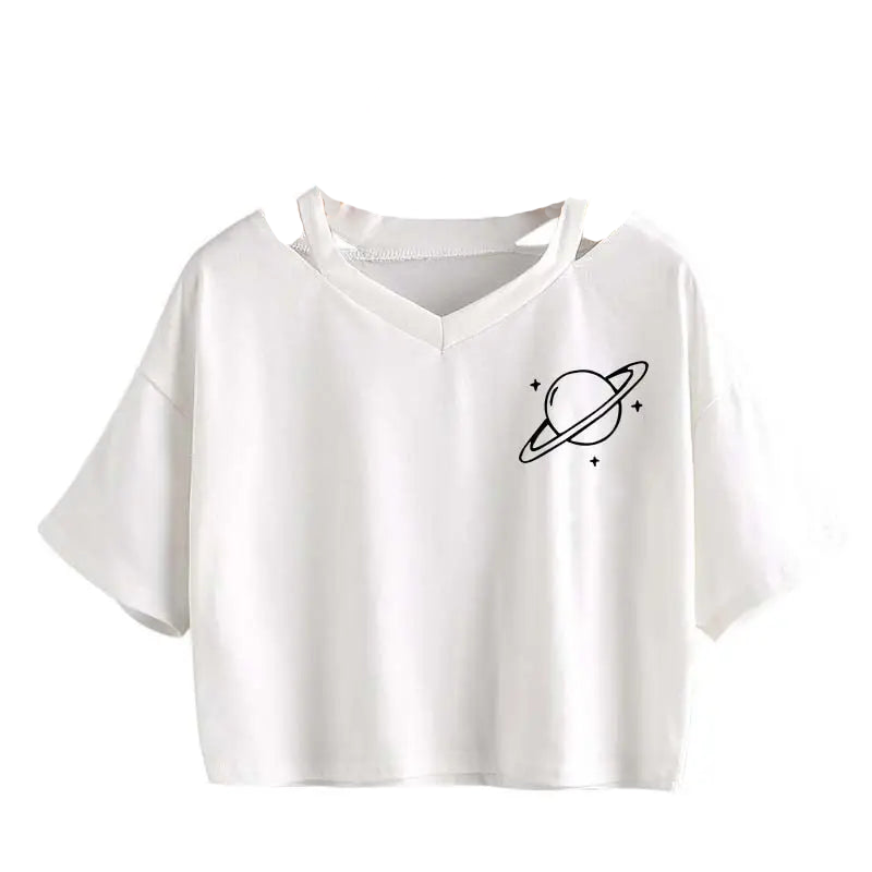 Kawaii Graphic Crop Top