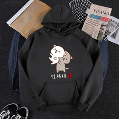 Kawaii Japanese Cartoon Cat Hoodie