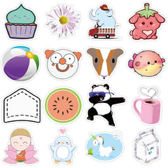 Kawaii Pastel Color 50 Stickers