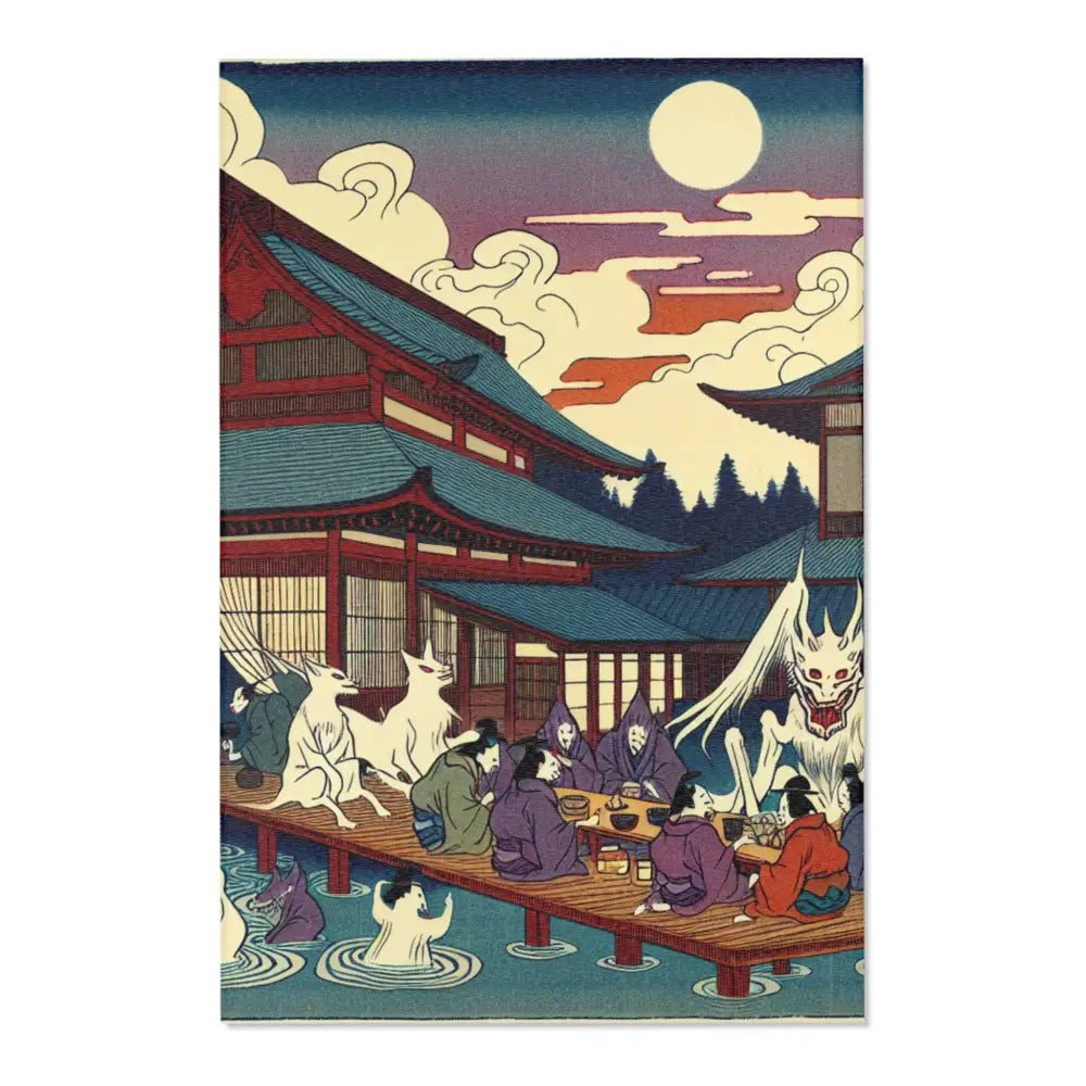 Kazuki Hokusai - Japanese Yōkai Rug - 48’ × 72’ - Home Decor
