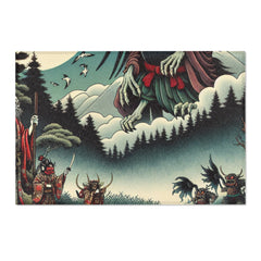 ’Kazuko Hokusai - Japanese Yōkai Rug’ - 36’ × 24’