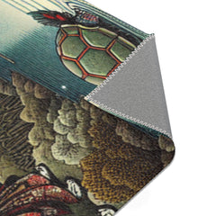 ’Kazuko Hokusai - Japanese Yōkai Rug’ - Home Decor
