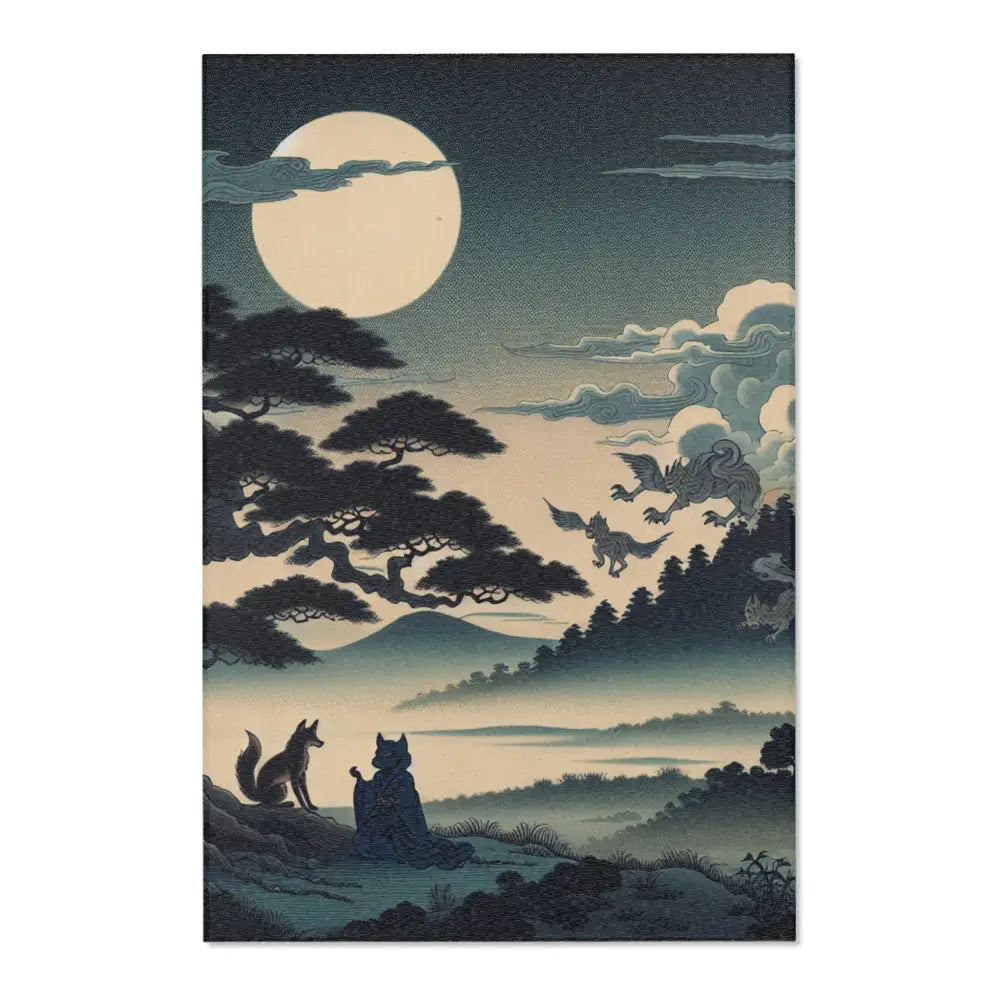 Kazumi Hiroshige - Japanese Yōkai Rug - 48’ × 72’