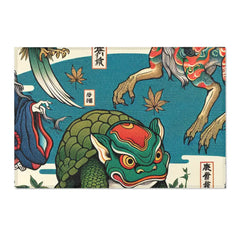 Kazumi Hokusai - Japanese Yōkai Rug - 36’ × 24’ - Home Decor