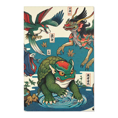 Kazumi Hokusai - Japanese Yōkai Rug - 48’ × 72’ - Home Decor