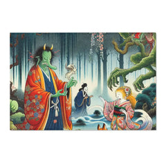 ’Kazumi Kurosawa - Japanese Yōkai Rug’ - 36’ ×