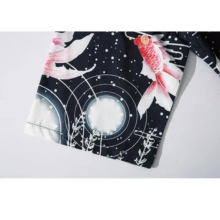 Kimono Goldfish Japanese Style 3/4 Sleeve