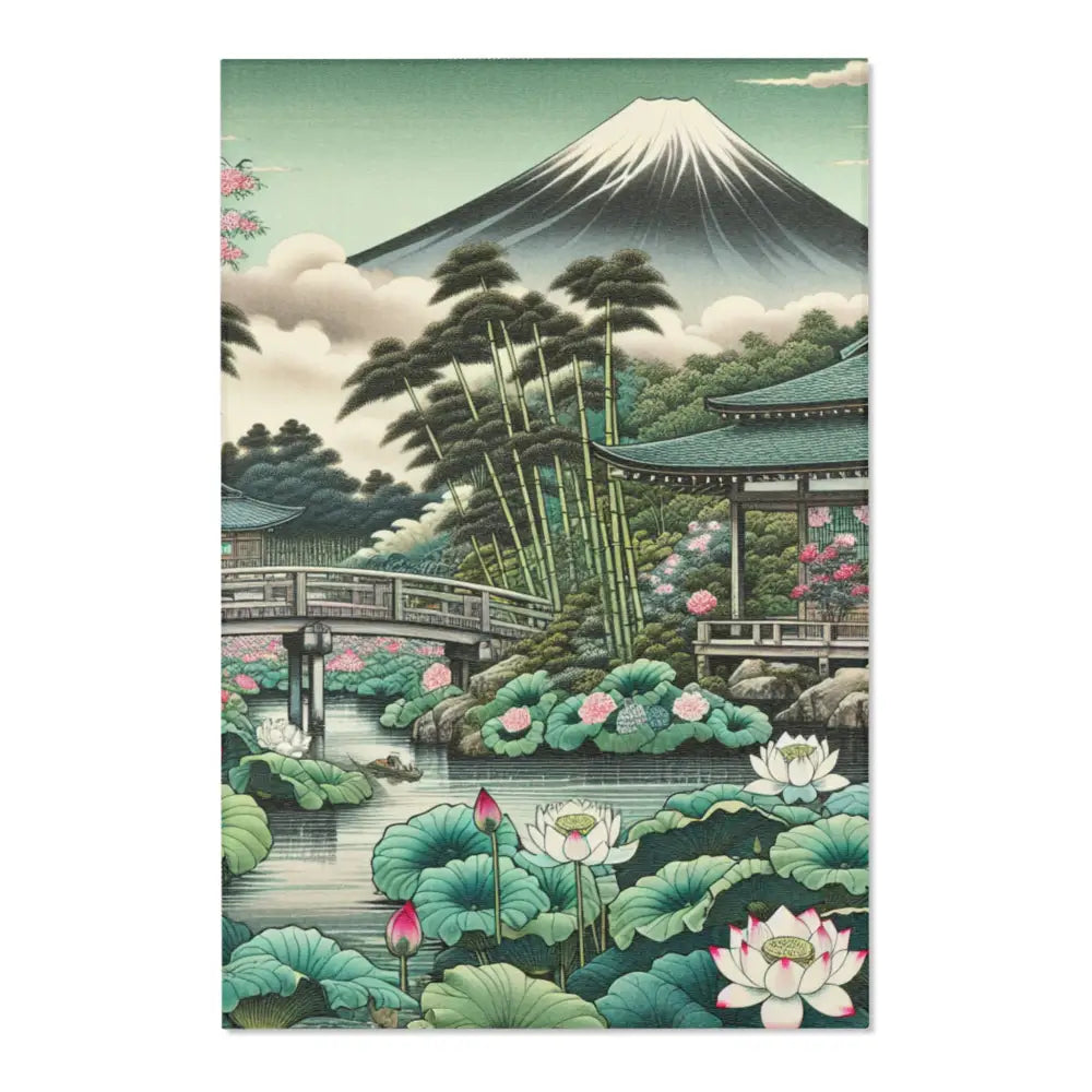 ’Kiyoshi Hokusai - Japanese Rug’ - 48’ × 72’ - Home Decor