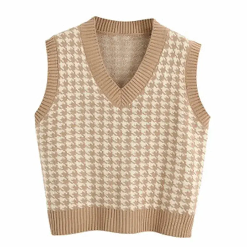 Knit Oversized Sweater Vest for Layering