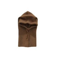 Knitted Hooded Neck Collar Beanie