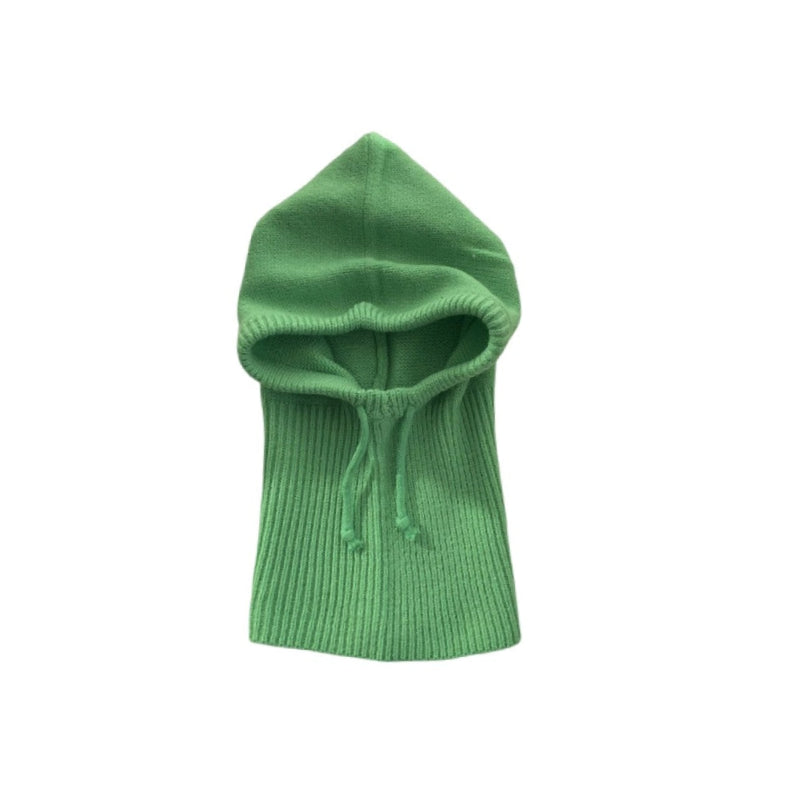 Knitted Hooded Neck Collar Beanie