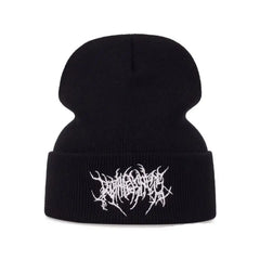 Knitted Soft Winter Warm Embroidered Beanies