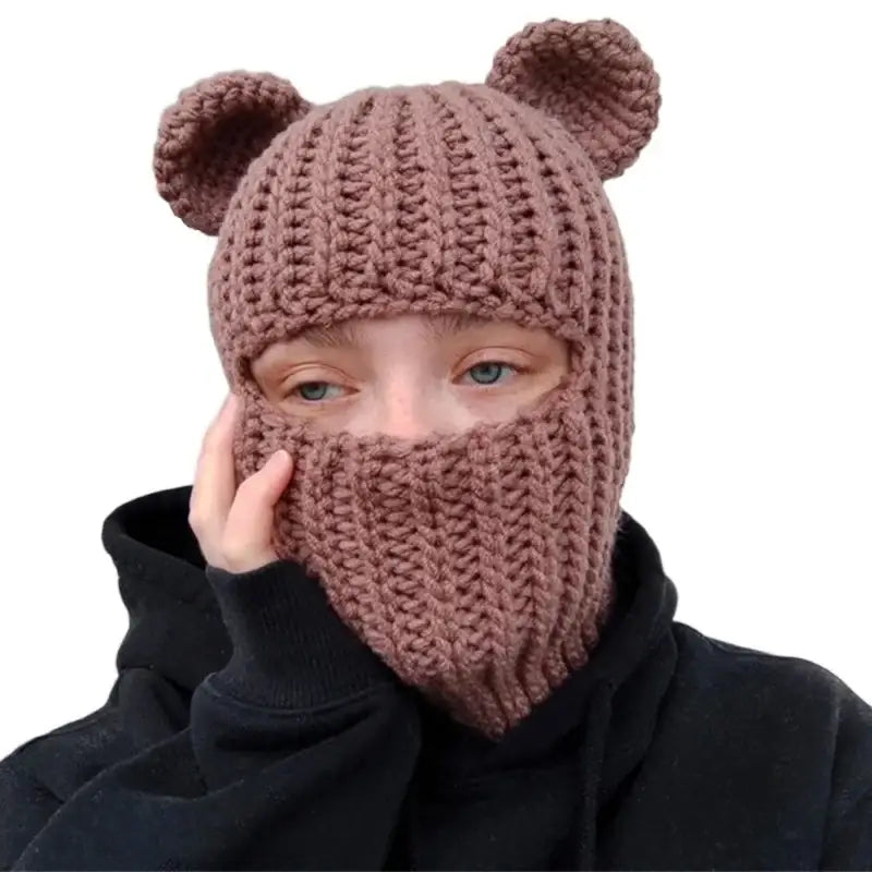 Knitted Windproof Eye-Exposed Hat