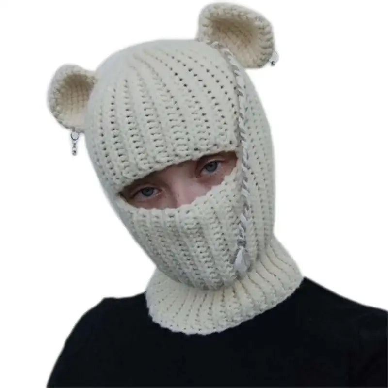 Knitted Windproof Eye-Exposed Hat