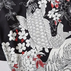 Koi Fish 3/4 Sleeve Kimono