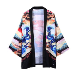 Koi Fish Japanese Style 3/4 Sleeve Kimono