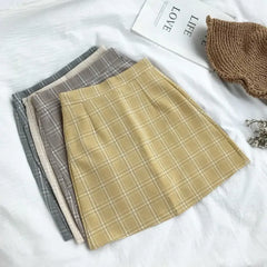 Korean Style High Waist Skirt