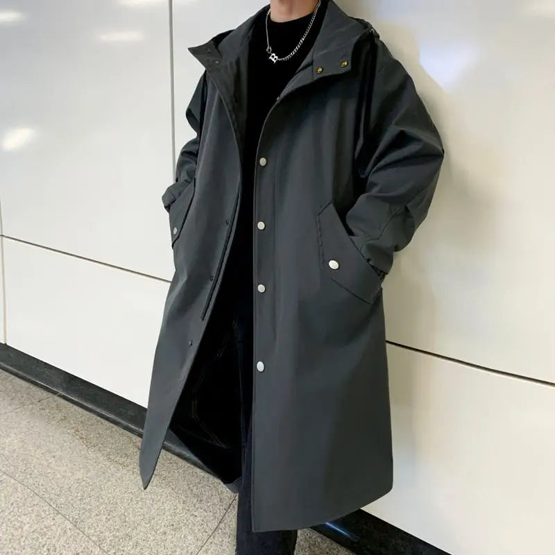 Korean Style Oversize Solid Color Coat