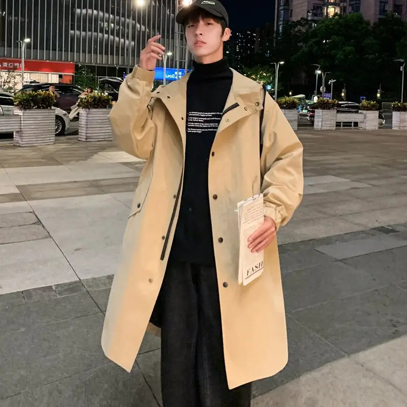 Korean Style Oversize Solid Color Coat