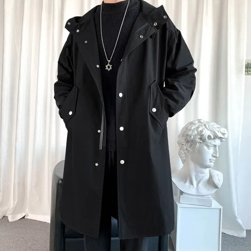 Korean Style Oversize Solid Color Coat