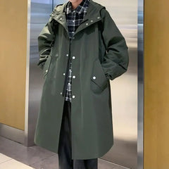 Korean Style Oversize Solid Color Coat