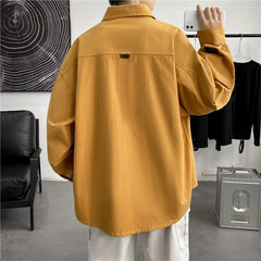 Korean Style Oversized Long Sleeve Shirt for Men and Women