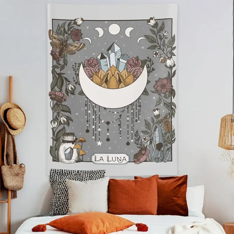 La Luna Nature Tarot Card Tapestry