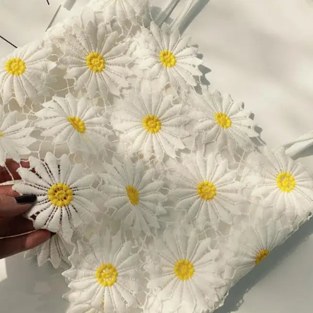 Lace Floral Print Crop Cami Vest for Spring and Summer