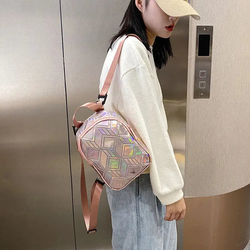 Laser Diamond Colorful Backpack
