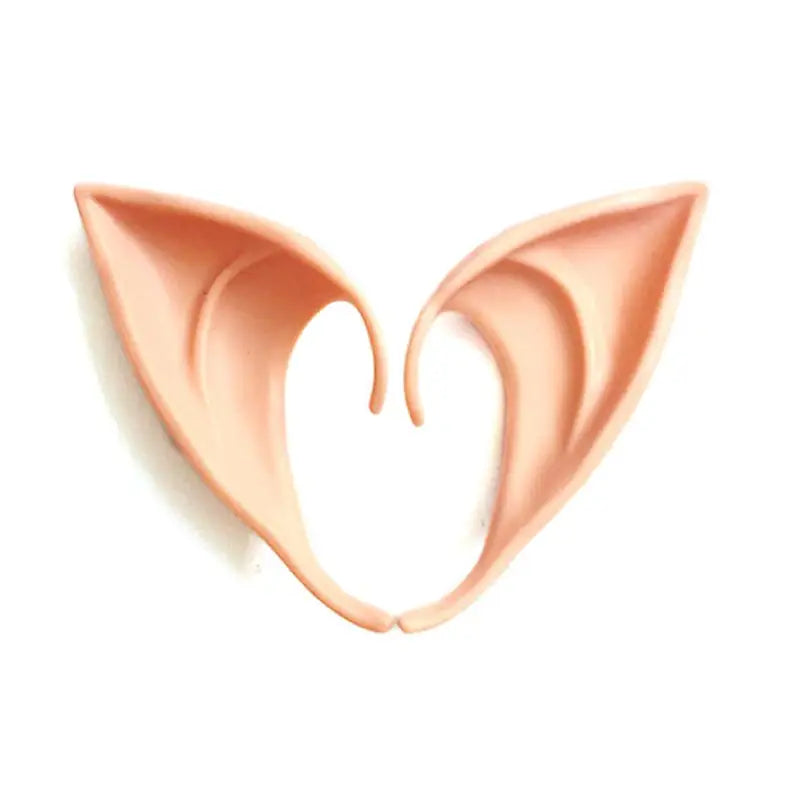 Latex Ears Fairy Cosplay Costume Accessories - F / Rose