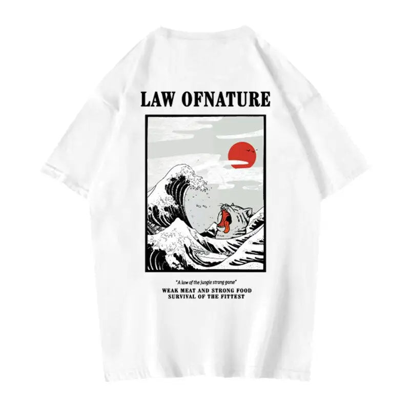 Law Of Nature The Great Wave Tshirt