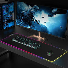 LED super large shiny mouse pad