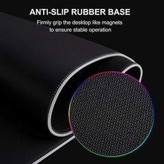 LED super large shiny mouse pad