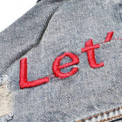 Let’s Rock Skull Denim Jacket