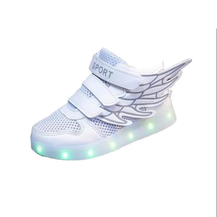 Lights Wings Glitter PU Vegan Shoes