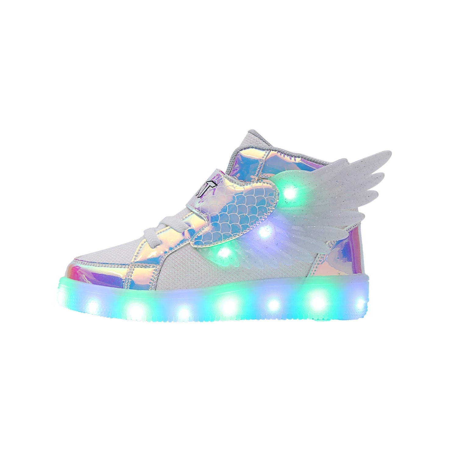 Lights Wings Glitter PU Vegan Shoes